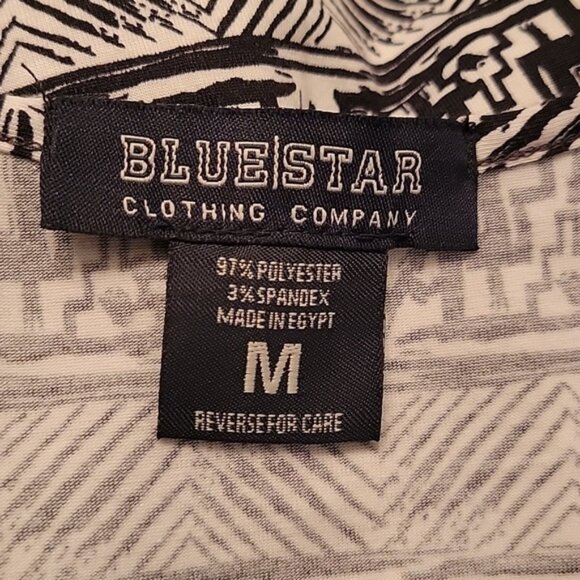 Blue Star Black and White Racerback High Low Dress Size Jr M EUC. NWOT - Picture 6 of 6